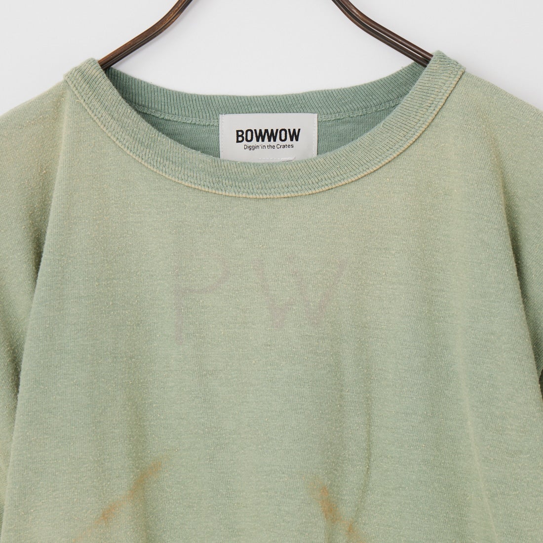 BOW WOW [バウワウ] PW 8812 エイジドTシャツ [BW261-P8T] 88/12 GRN