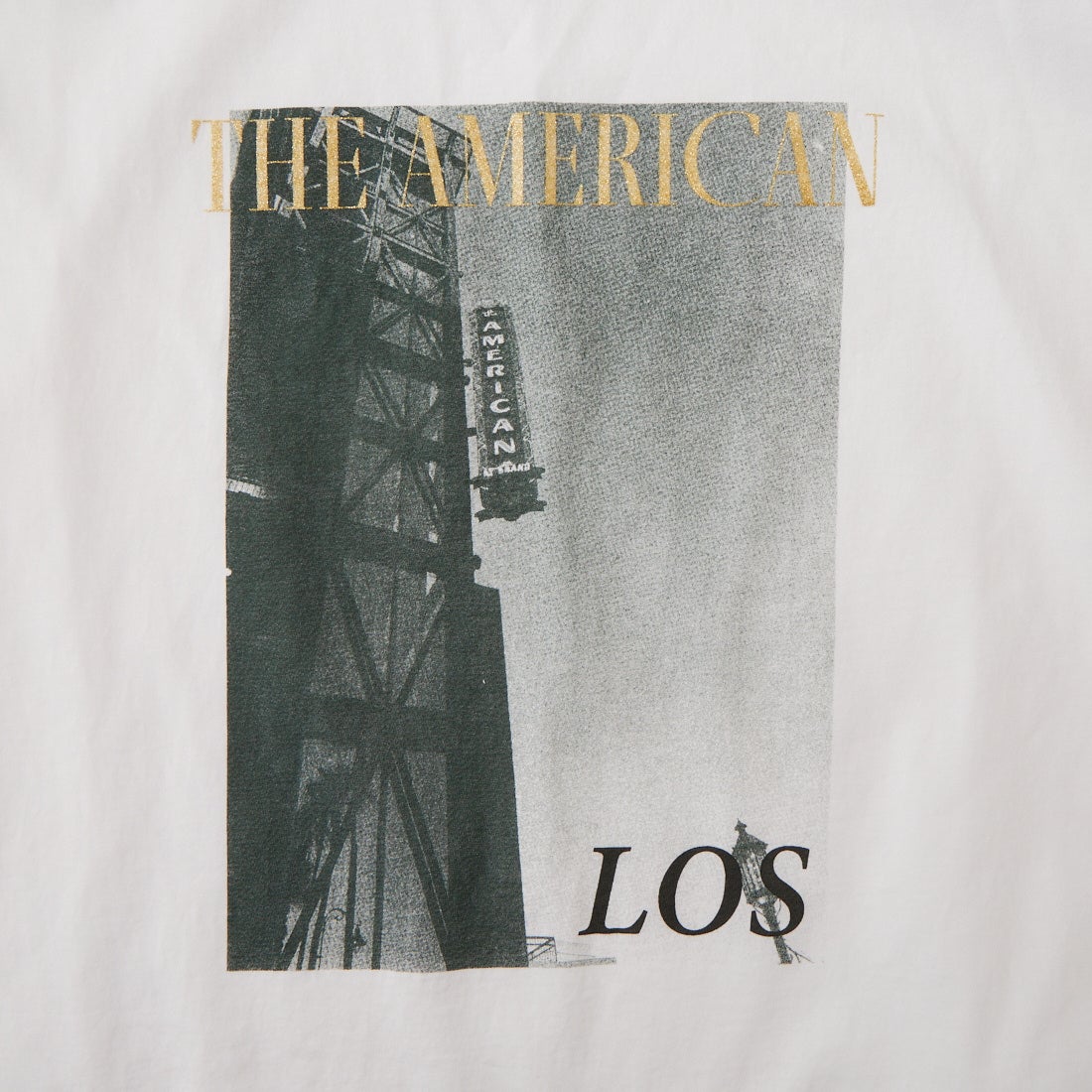 MICA&DEAL × JEANSFACTORY [マイカアンドディール × ジーンズファクトリー] 別注 フレンチスリーブ フォトプリントTシャツ [0126209177-JF] WHITE