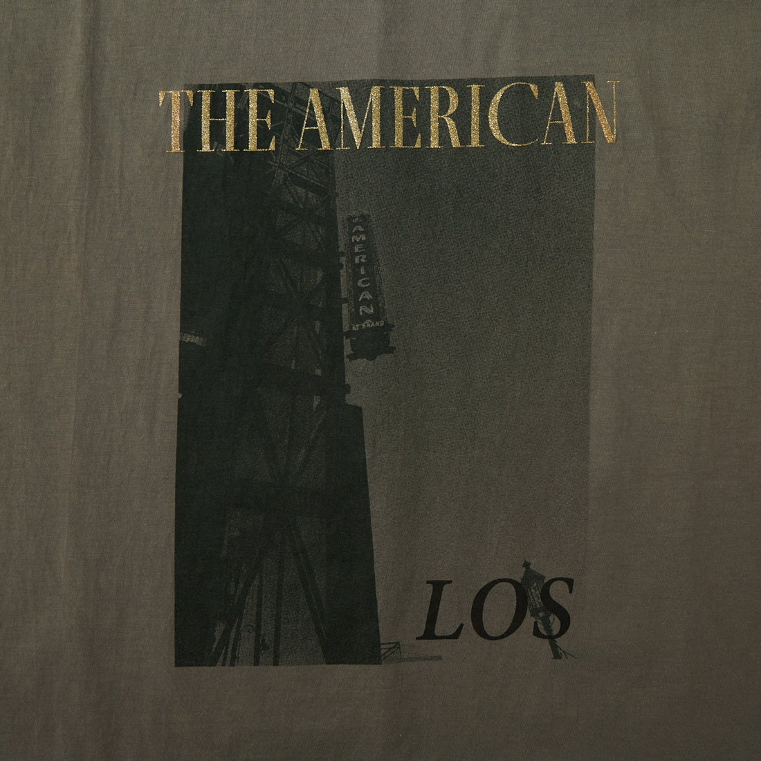 MICA&DEAL × JEANSFACTORY [マイカアンドディール × ジーンズファクトリー] 別注 フレンチスリーブ フォトプリントTシャツ [0126209177-JF] CHARCOAL