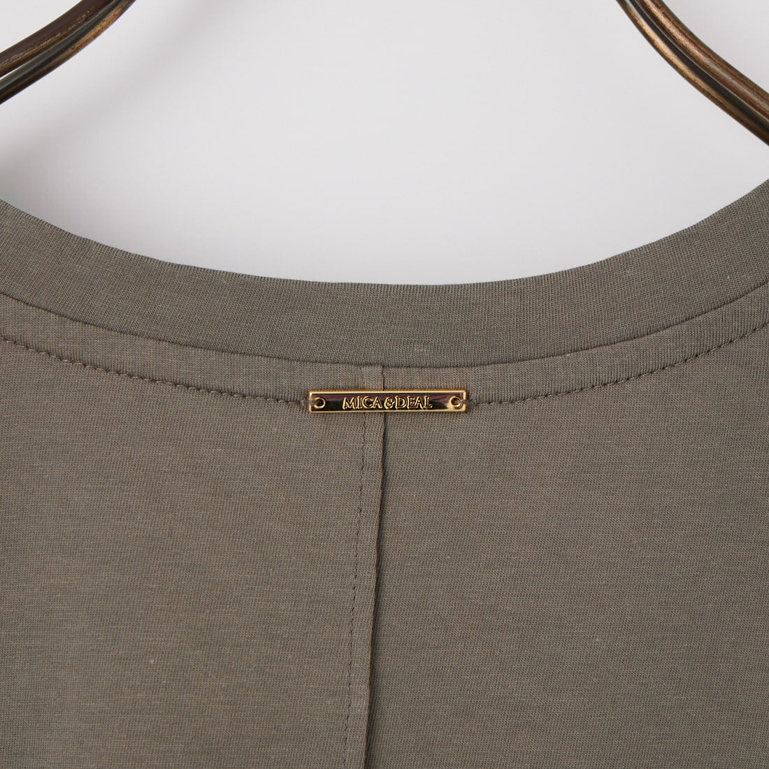 MICA&DEAL × JEANSFACTORY [マイカアンドディール × ジーンズファクトリー] 別注 フレンチスリーブ フォトプリントTシャツ [0126209178-JF] CHARCOAL