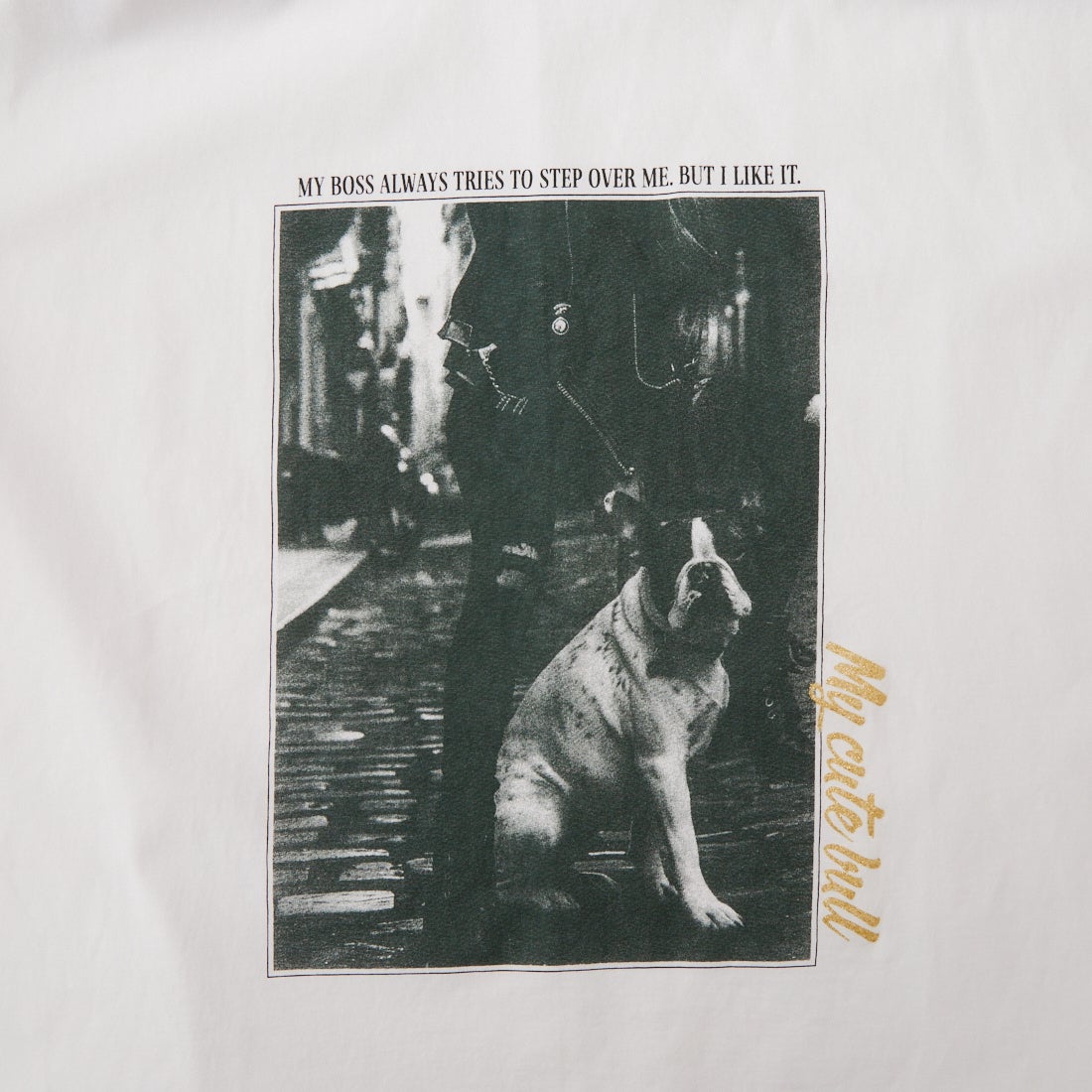 MICA&DEAL × JEANSFACTORY [マイカアンドディール × ジーンズファクトリー] 別注 フレンチスリーブ フォトプリントTシャツ [0126209178-JF] WHITE