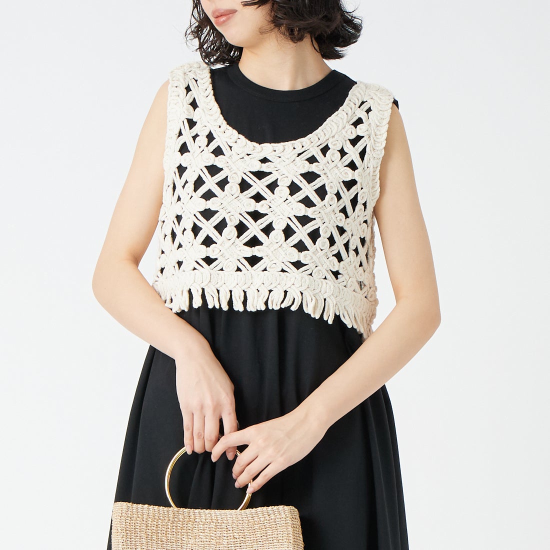 ｱｲﾎﾞﾘｰ&&モデル身長：162cm 着用サイズ：F&&