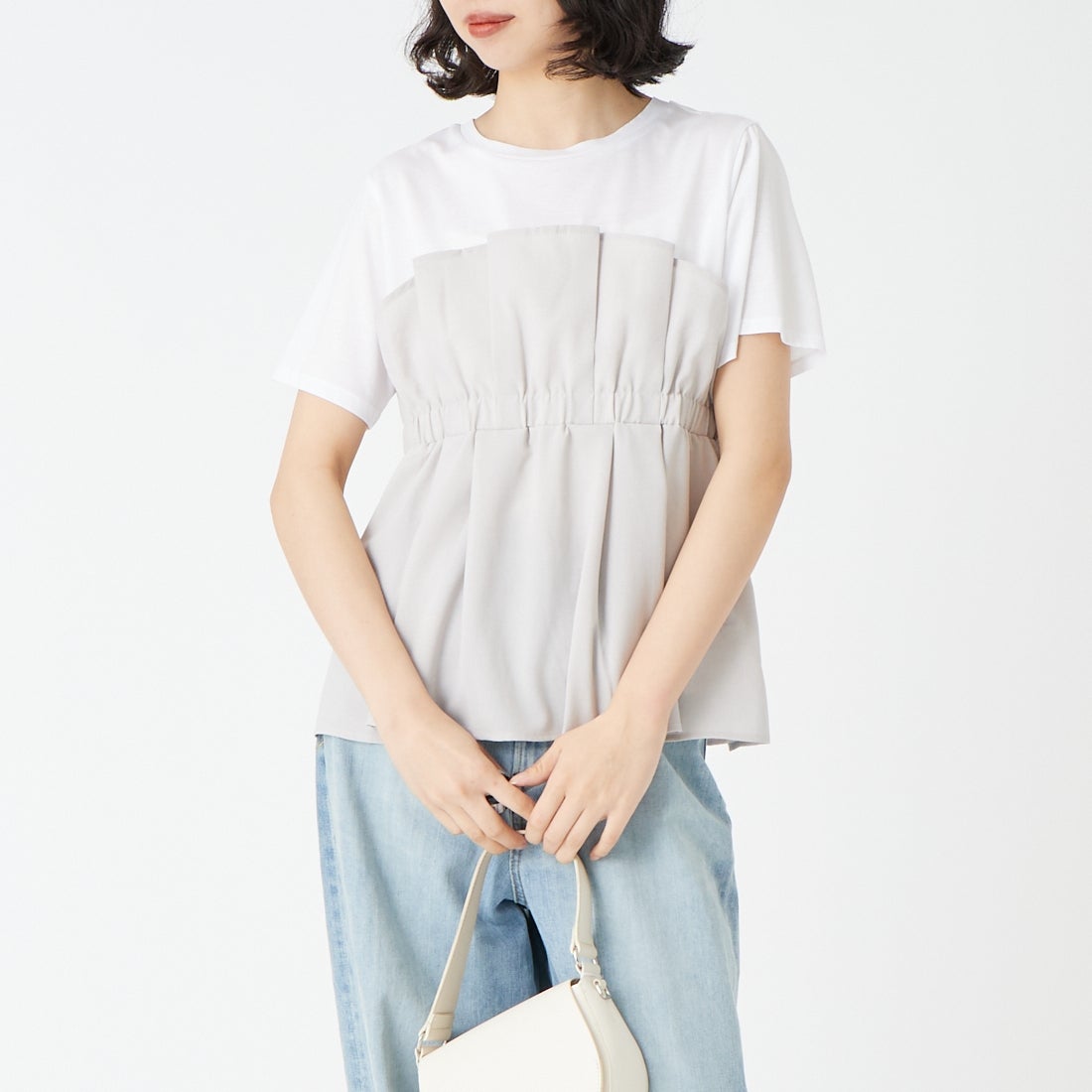 11 ﾗｲﾄｸﾞﾚｰ&&モデル身長：162cm 着用サイズ：F&&