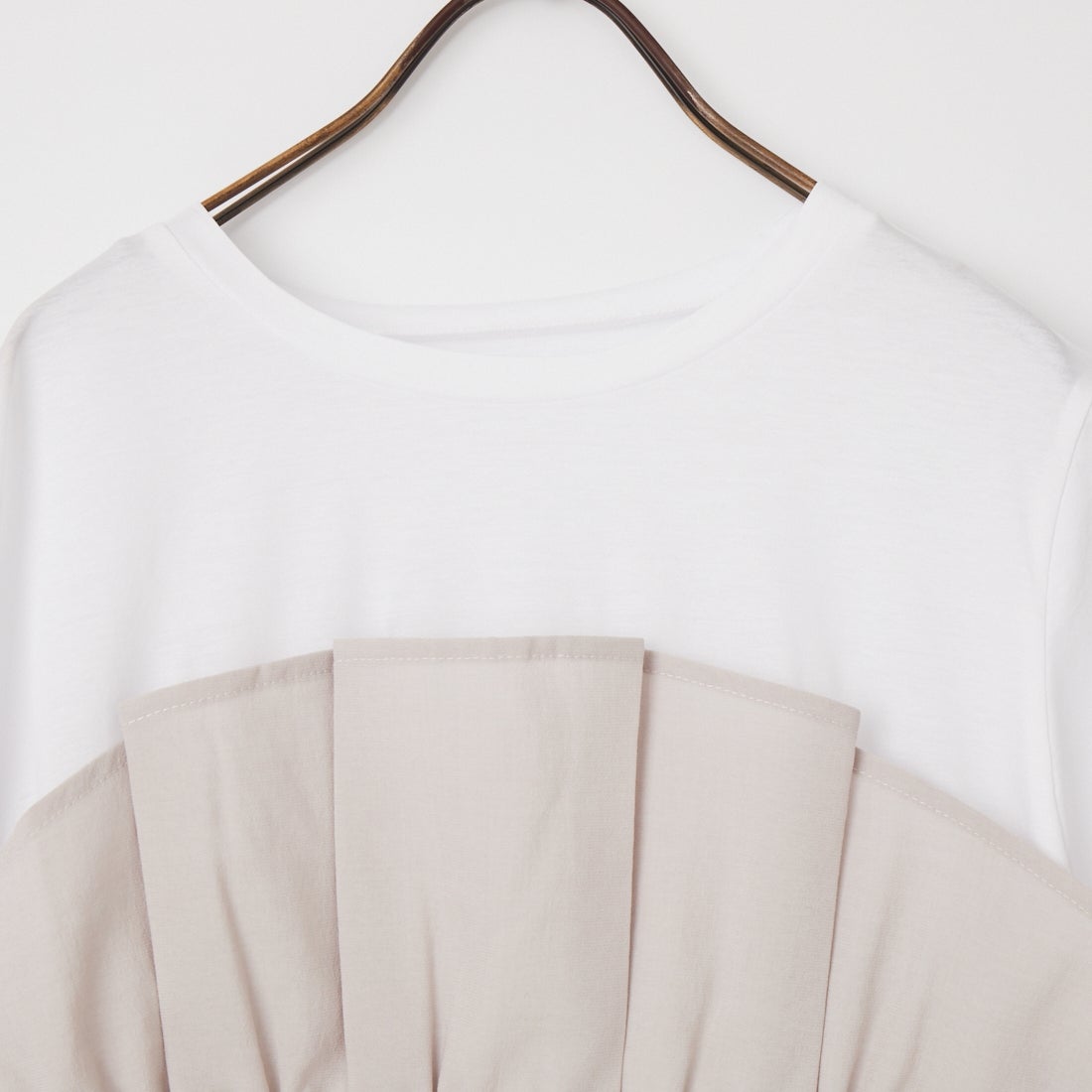 Jf Ready Made [ジェイエフレディメイド] ビスチェドッキングTシャツ [8565103-01] 11 ﾗｲﾄｸﾞﾚｰ