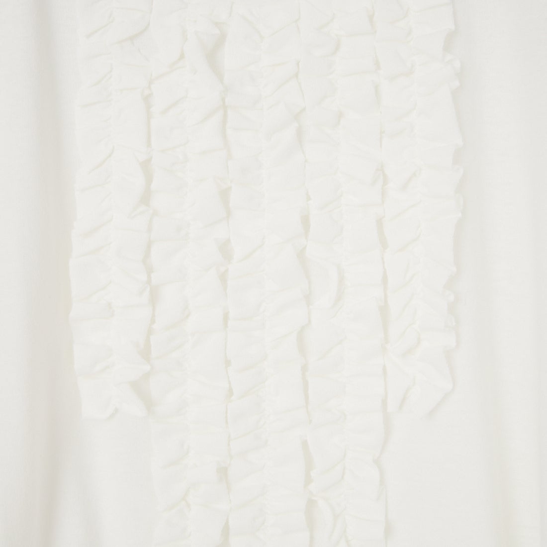 mizuiro ind [ミズイロインド] フレンチスリーブフリルプルオーバー [1-210082] 11 OFF WHI