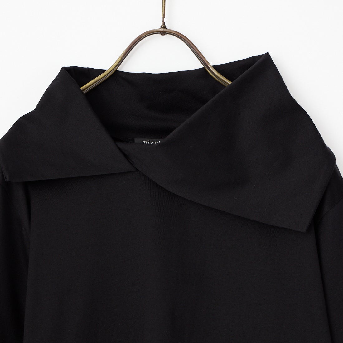 mizuiro ind [ミズイロインド] アシンメトリーカラープルオーバー [1-210071] 99 BLACK