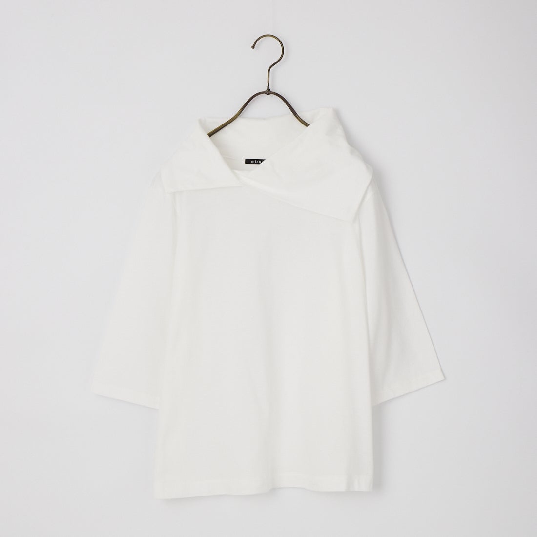 mizuiro ind [ミズイロインド] アシンメトリーカラープルオーバー [1-210071] 11 OFF WHI