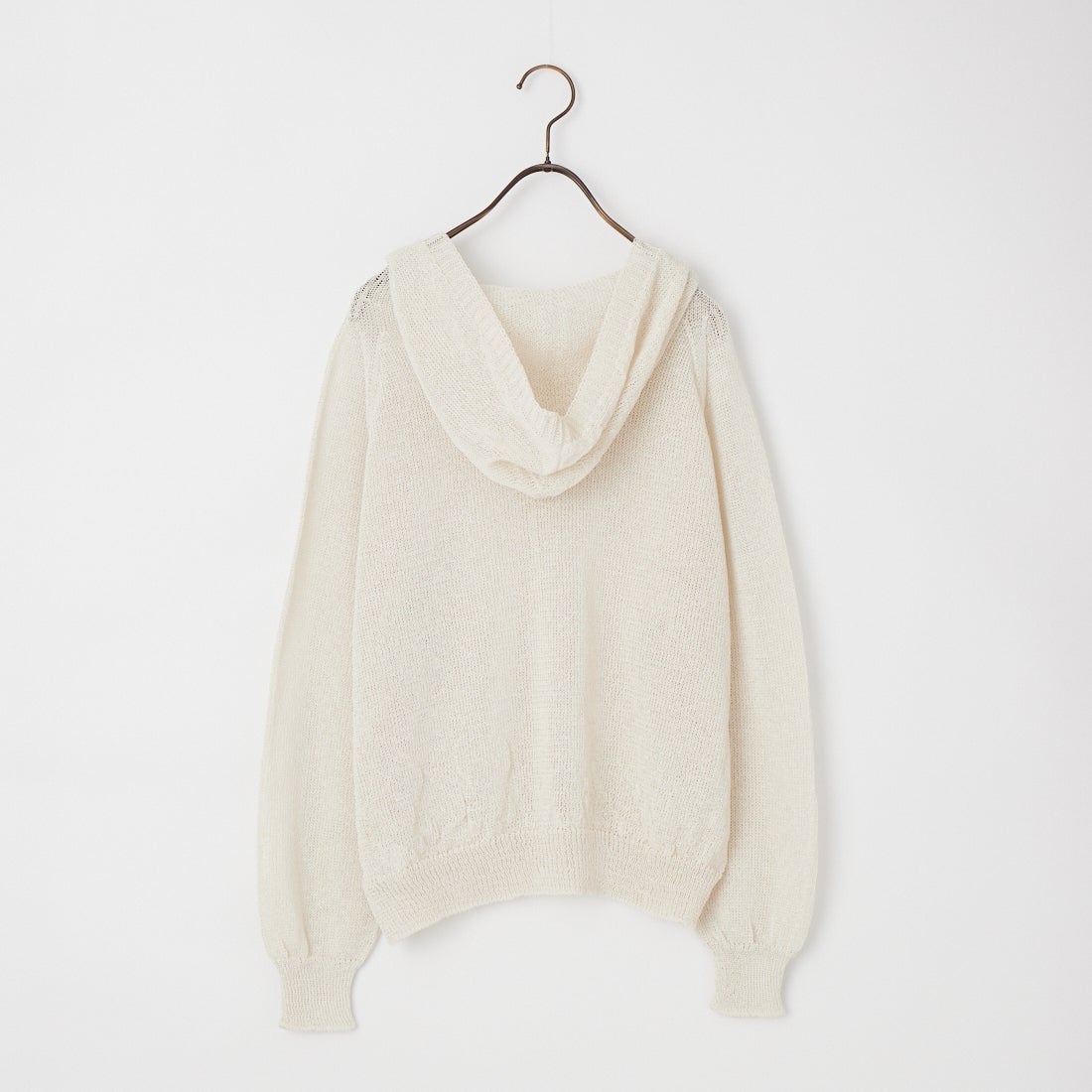 Jeans Factory Clothes [ジーンズファクトリークローズ] ホールガーメント フードカーディガン [113-2065] ｵﾌﾎﾜｲﾄ