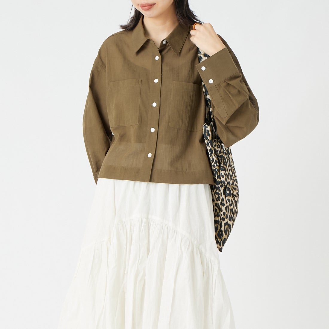 KHAKI.B&&モデル身長：162cm 着用サイズ：F&&