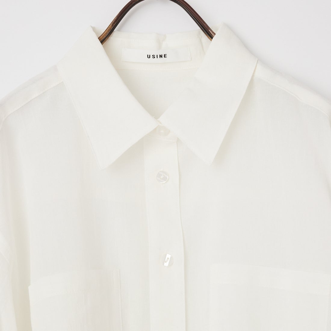 USINE [ユジーヌ] シアー短丈シャツ [IN11-SH-6] 3 OFF