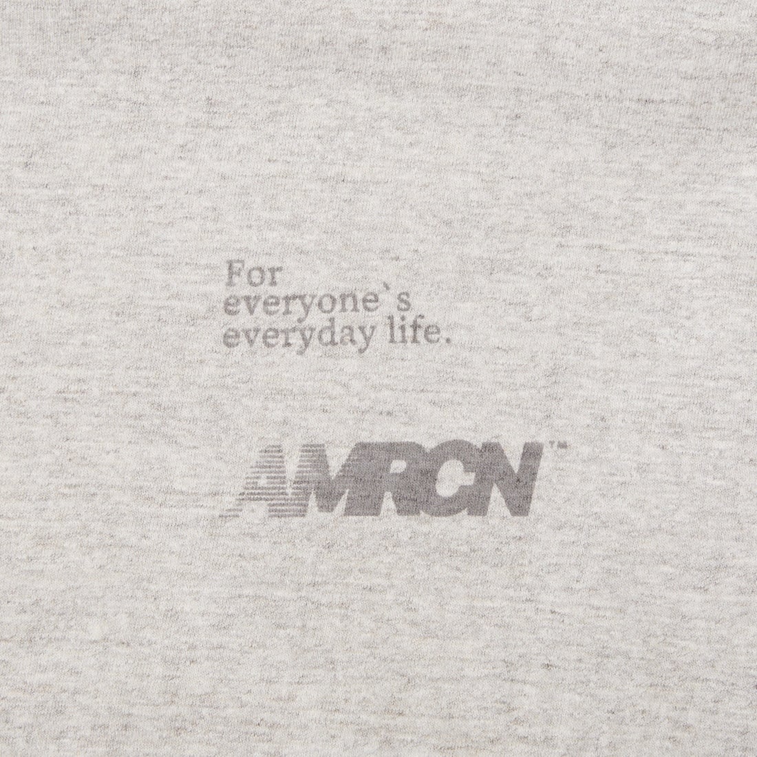 Americana [アメリカーナ] バックプリントTシャツ [BRF-808A-1] ﾓｸｸﾞﾚｰ