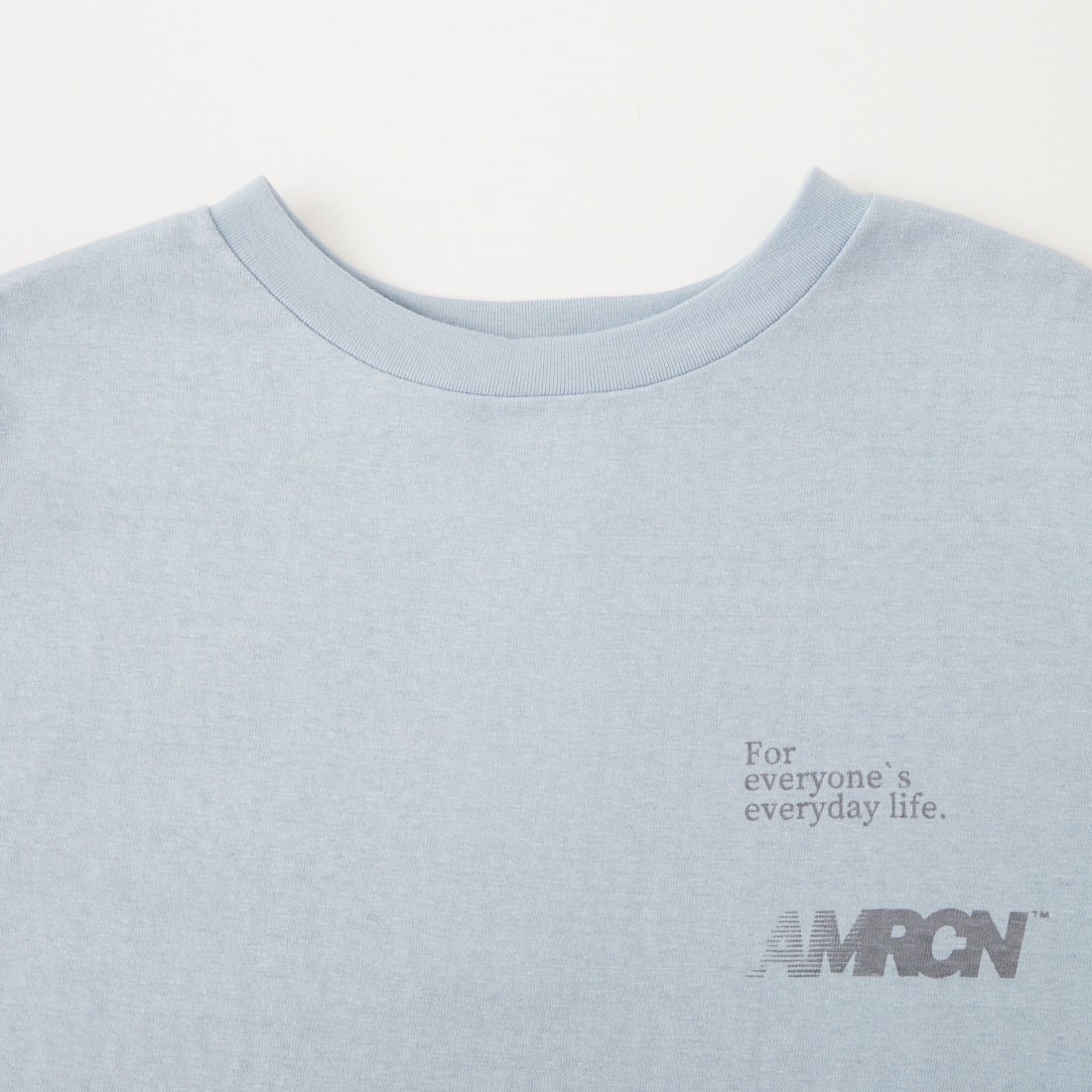 Americana [アメリカーナ] バックプリントTシャツ [BRF-808A-1] ﾌﾞﾙｰｸﾞﾚｰ