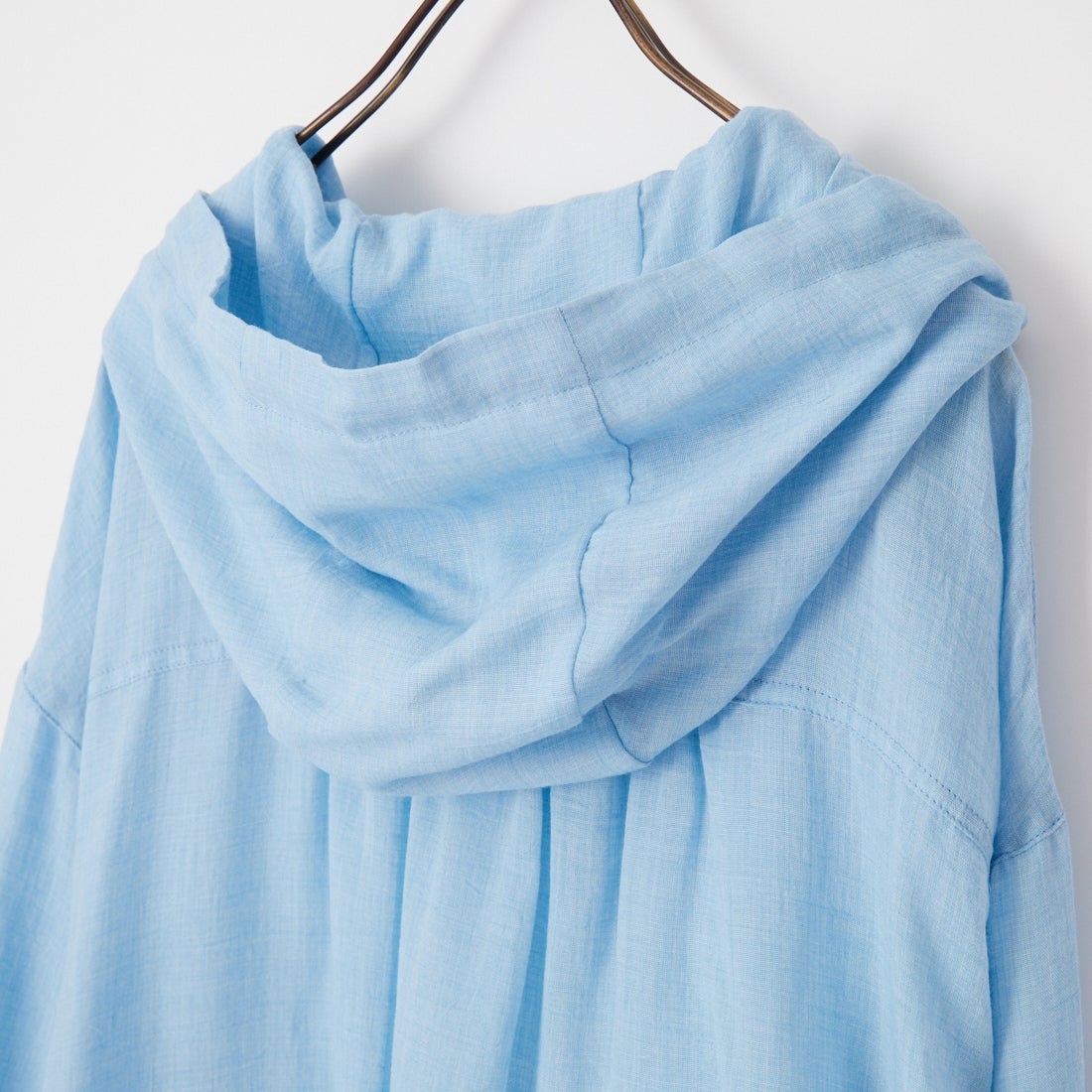 Jf Ready Made [ジェイエフレディメイド] ボイルシャンブレーフードシャツ [8565331-01] 81 ｻｯｸｽ