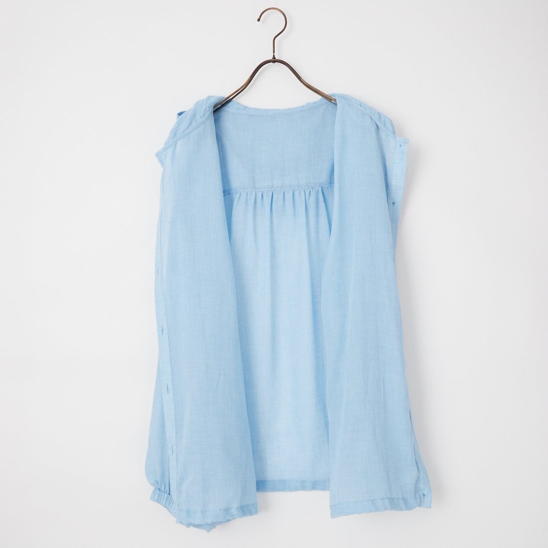 Jf Ready Made [ジェイエフレディメイド] ボイルシャンブレーフードシャツ [8565331-01] 81 ｻｯｸｽ