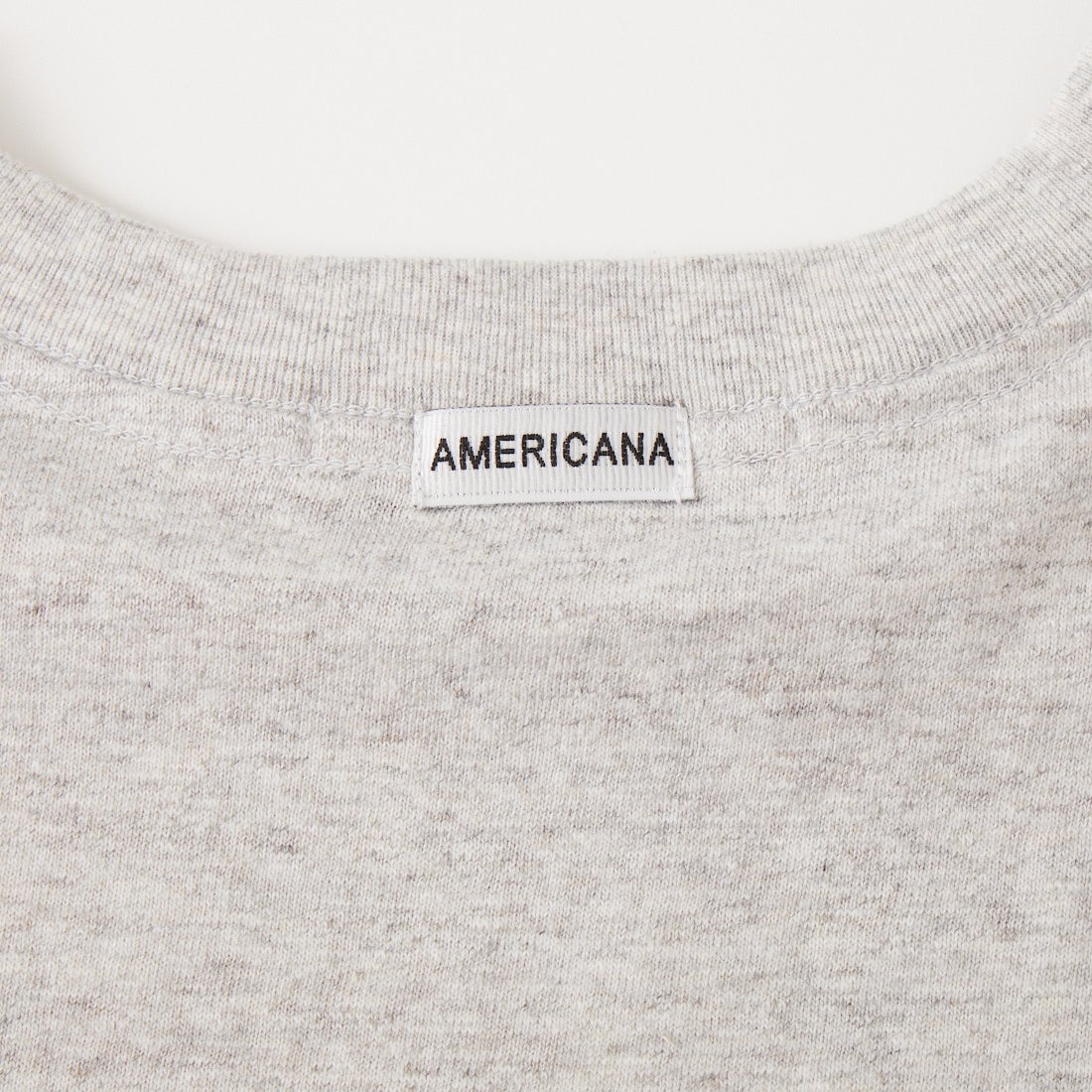 Americana [アメリカーナ] AMERCN バックプリントTシャツ [BRF-808A-2] ﾓｸｸﾞﾚｰ