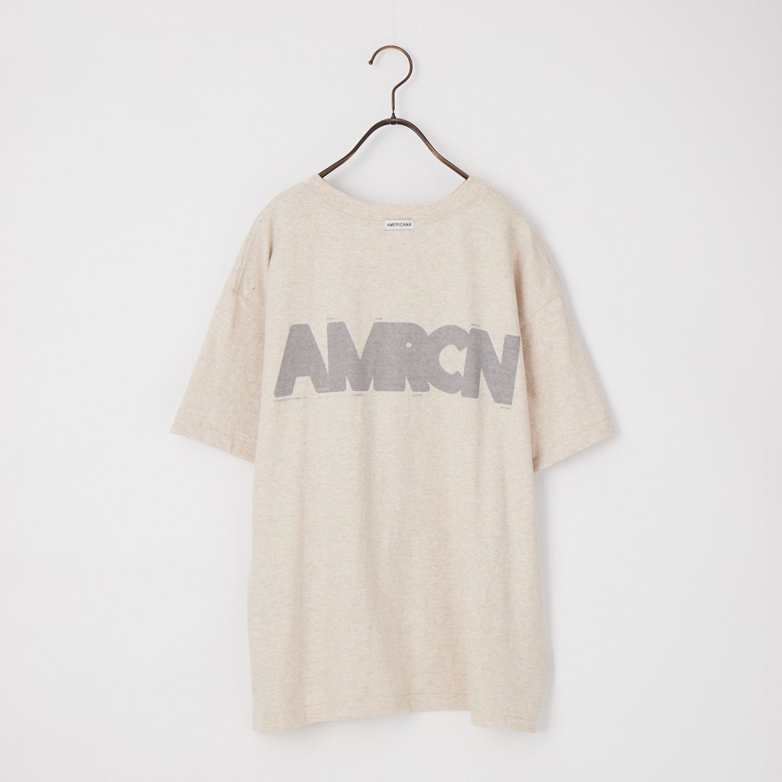 Americana [アメリカーナ] AMERCN バックプリントTシャツ [BRF-808A-2