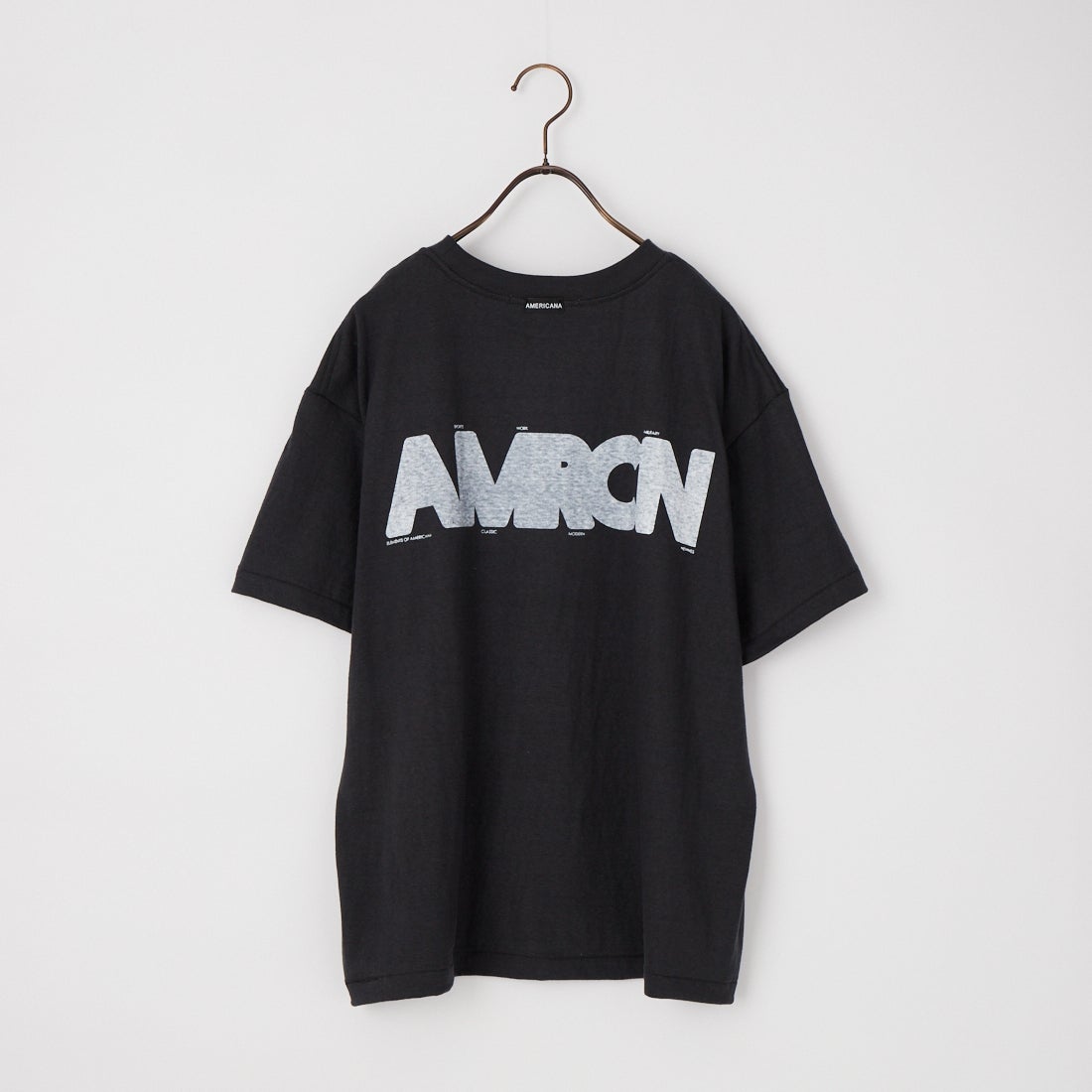 Americana [アメリカーナ] AMERCN バックプリントTシャツ [BRF-808A-2] ｽﾐｸﾛ