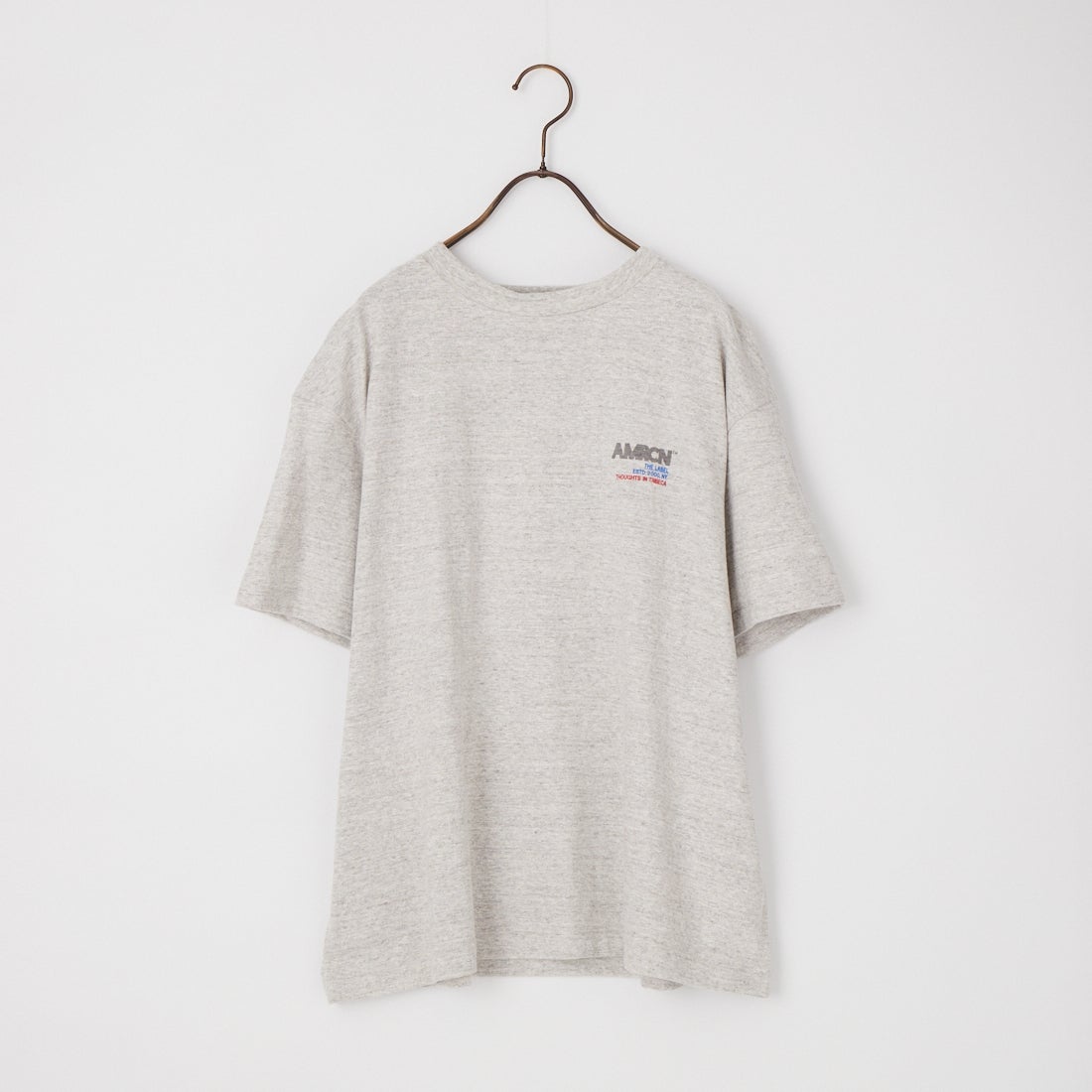 Americana [アメリカーナ] AMERCN バックプリントTシャツ [BRF-808A-2] ﾓｸｸﾞﾚｰ