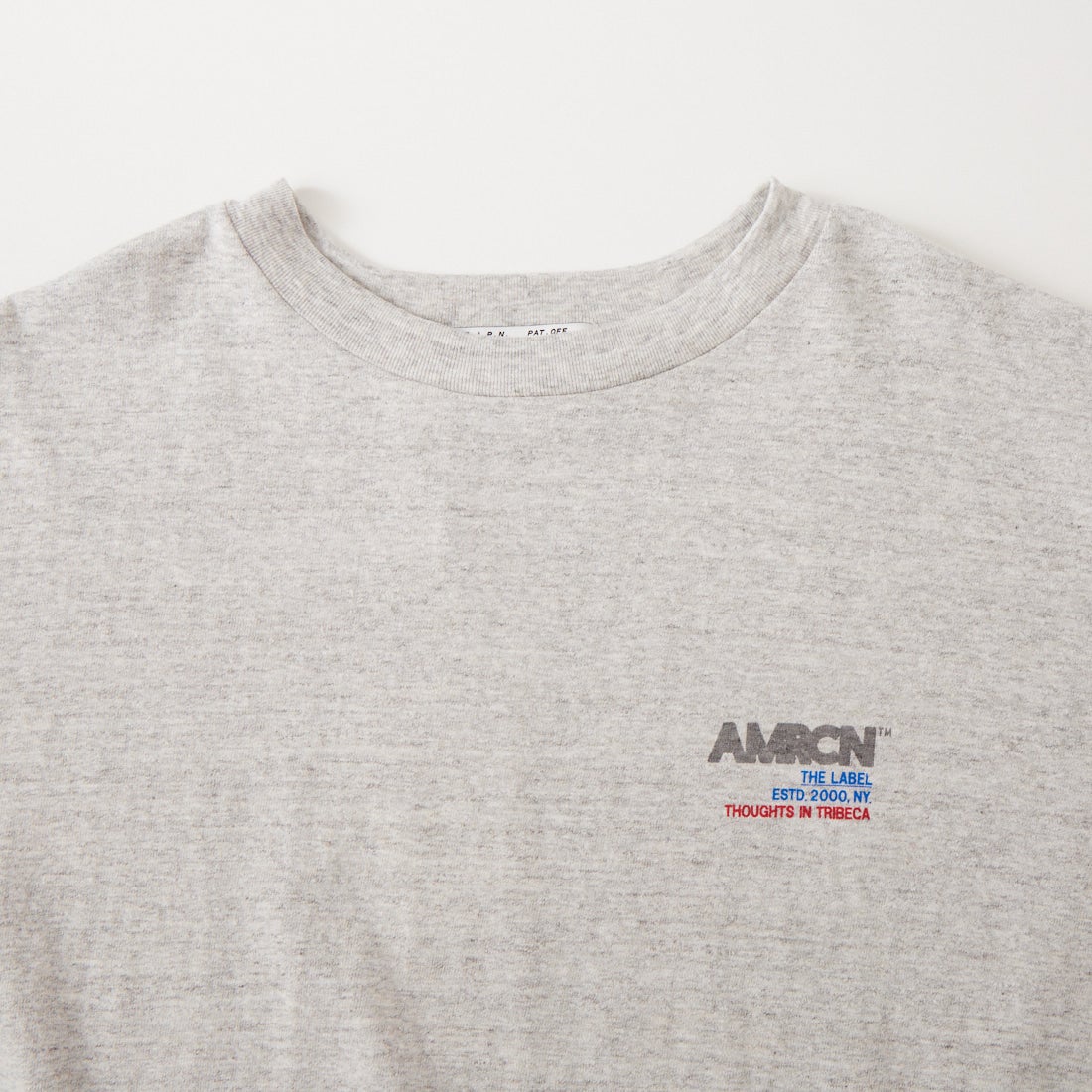 Americana [アメリカーナ] AMERCN バックプリントTシャツ [BRF-808A-2] ﾓｸｸﾞﾚｰ