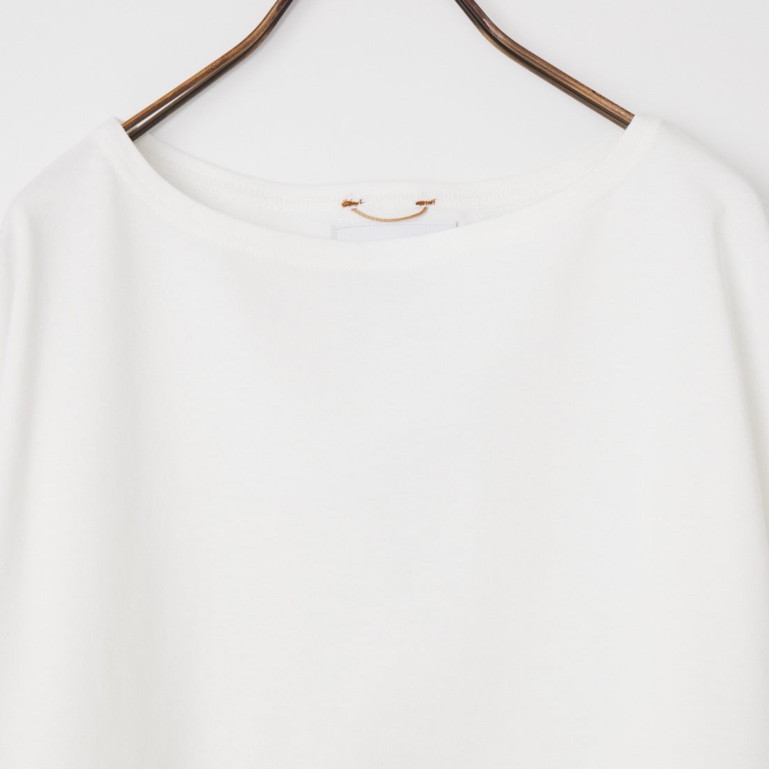 KHA:KI [カーキ] バックヘムラインバスクシャツ [MIL26HCS3477] WHITE/GRAY