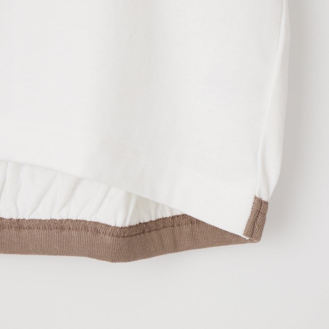 KHA:KI [カーキ] バックヘムラインバスクシャツ [MIL26HCS3477] WHITE/GRAY