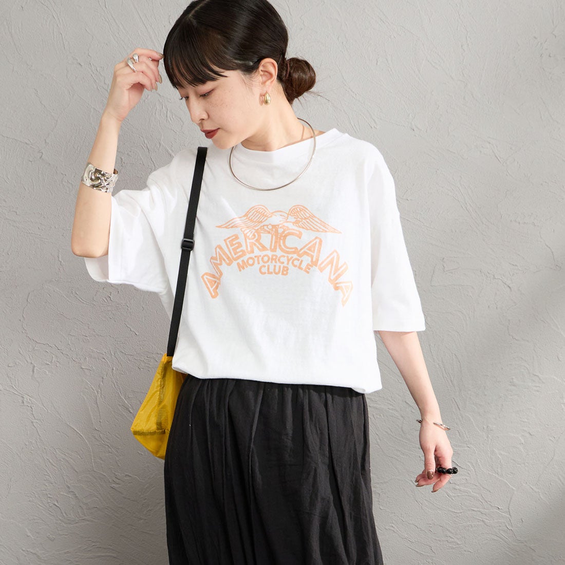 Americana [アメリカーナ] プリントTシャツ [BRF-808A-8]｜ジーンズ