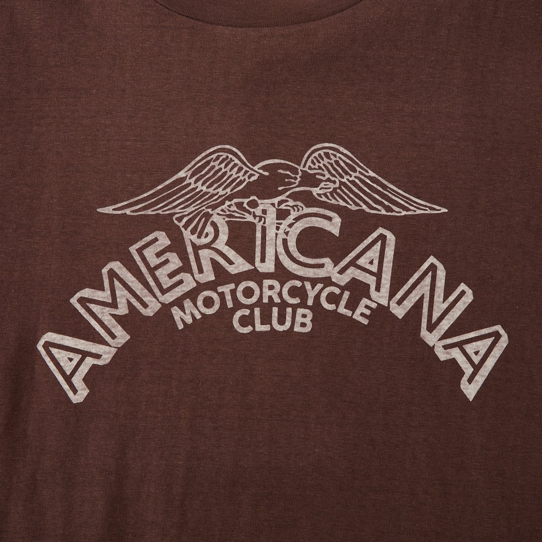 Americana [アメリカーナ] プリントTシャツ [BRF-808A-8] Dﾌﾞﾗｳﾝ
