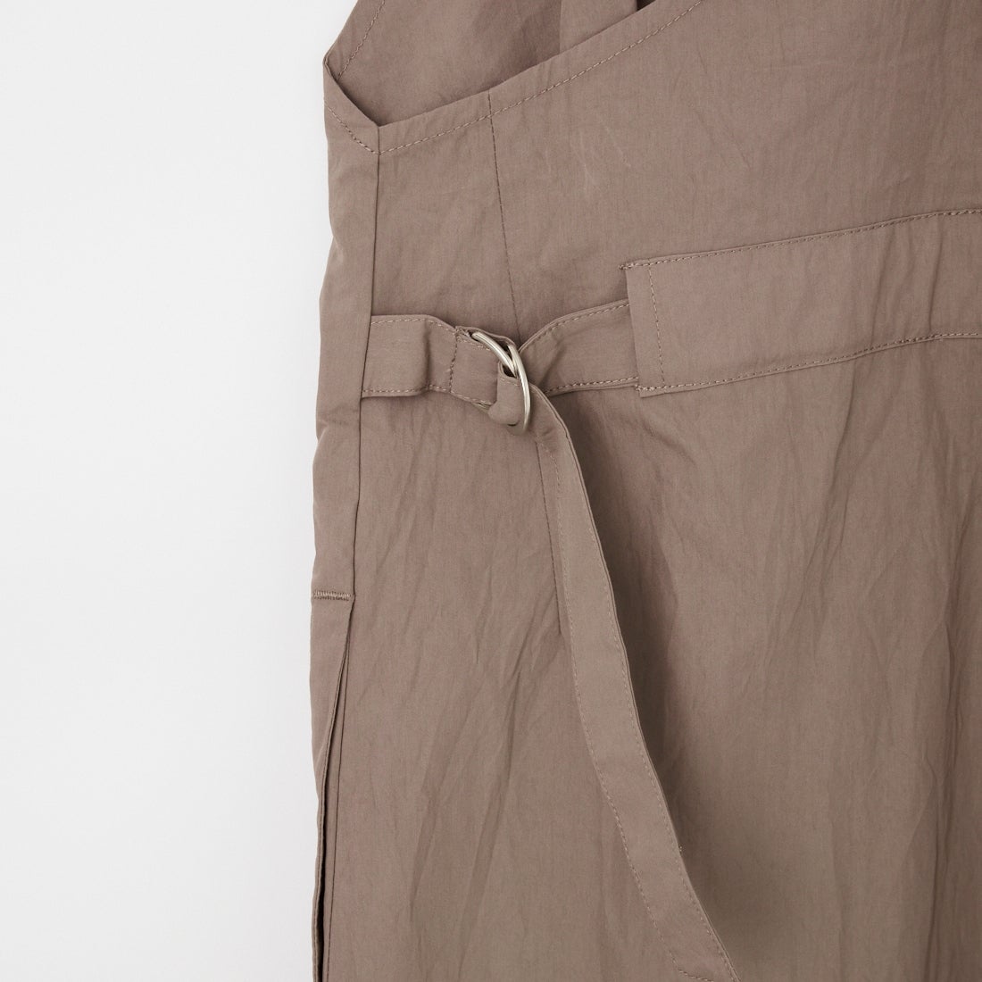 KHA:KI [カーキ] Vネックジャンパードレス [MIL26HOP3102] BROWN