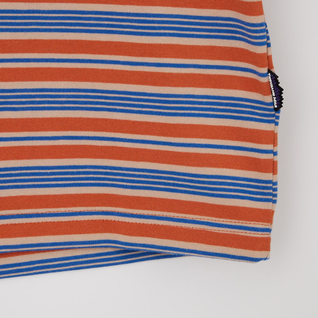 THOUSAND MILE [サウザンド マイル] ショートスリーブ コンパクトボーダーTシャツ [TM261TC00172] 93 ORG/BEG