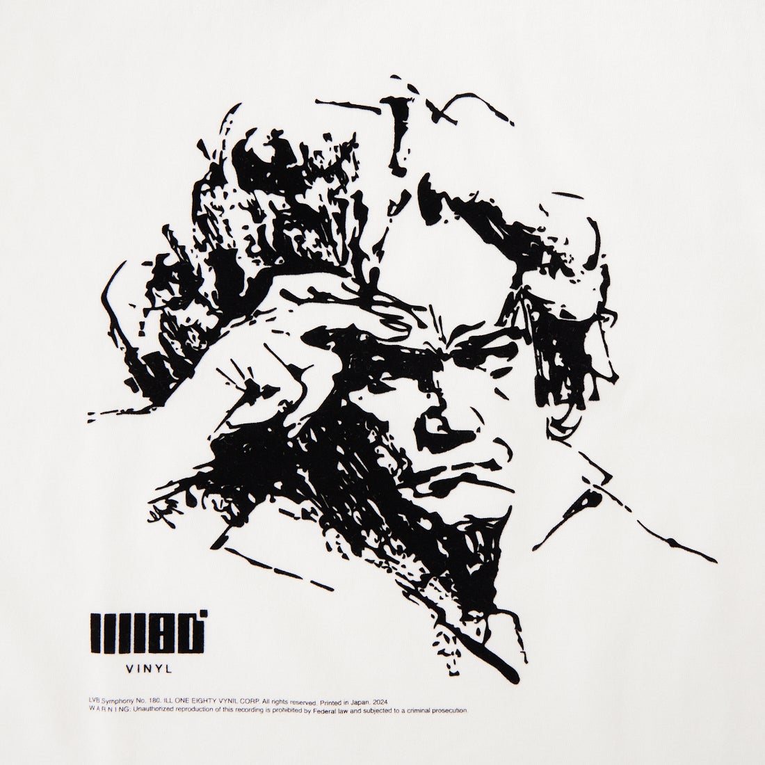 ILL ONE EIGHTY [イル ワンエイティ] L.v.B. グラフィックTシャツ [ILL261-33] WHITE