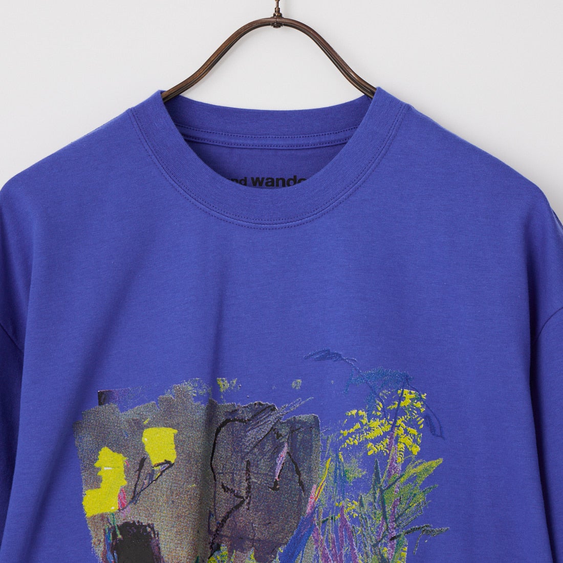 and wander [アンドワンダー] Krell カラー半袖シャツ by MASAYOSHI SUZUKI [5746184080] BLUE