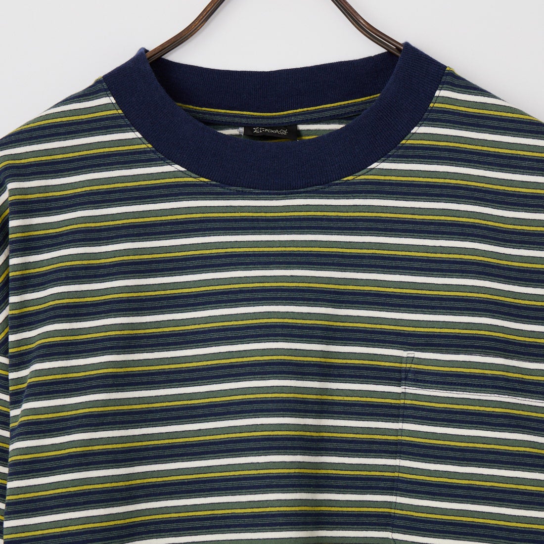 SEDAN ALL-PURPOSE [セダン オールパーパス] ストライプ ショートスリーブTシャツ [SD26S-CT07] OLV/NVY