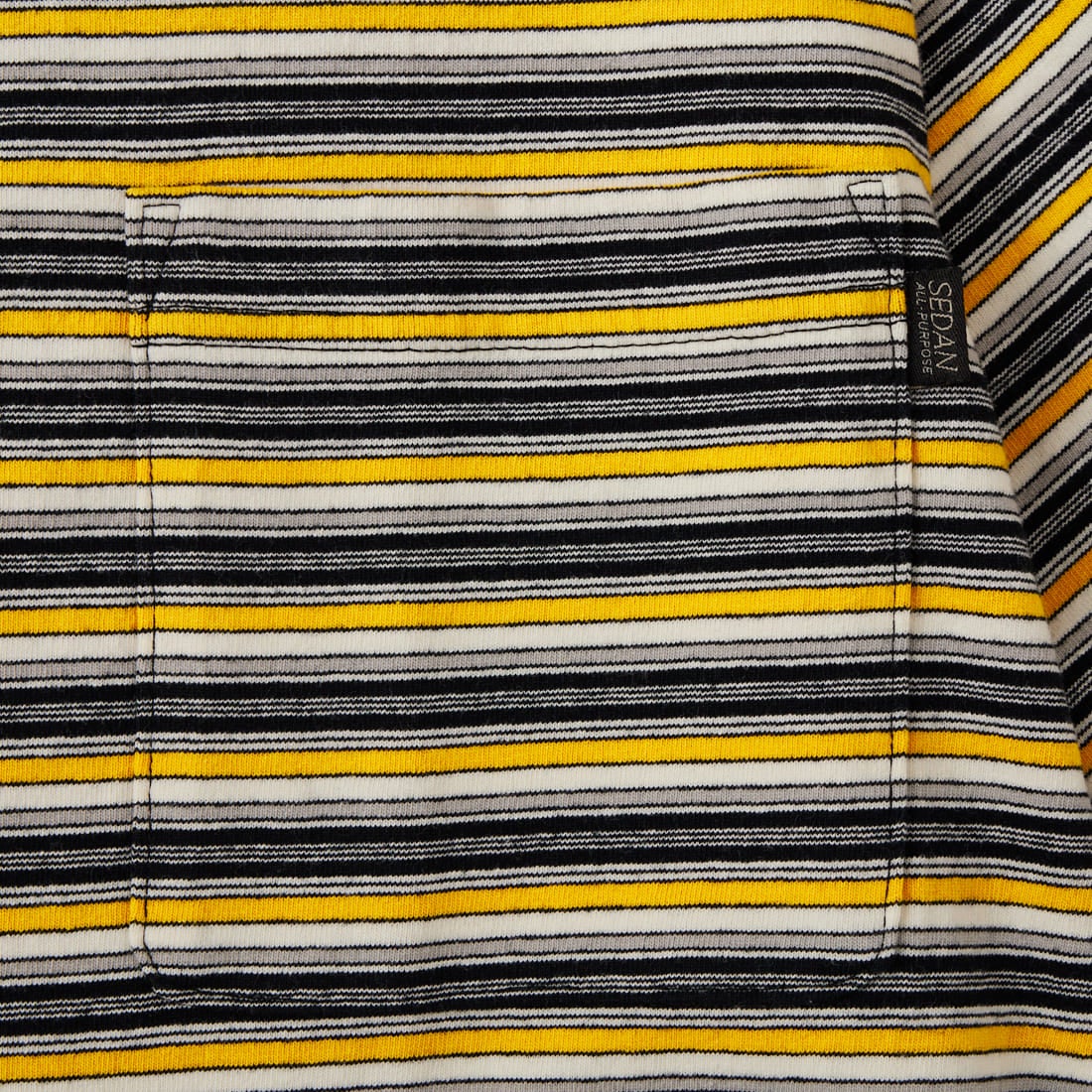 SEDAN ALL-PURPOSE [セダン オールパーパス] ストライプ ショートスリーブTシャツ [SD26S-CT07] GLD/BLK