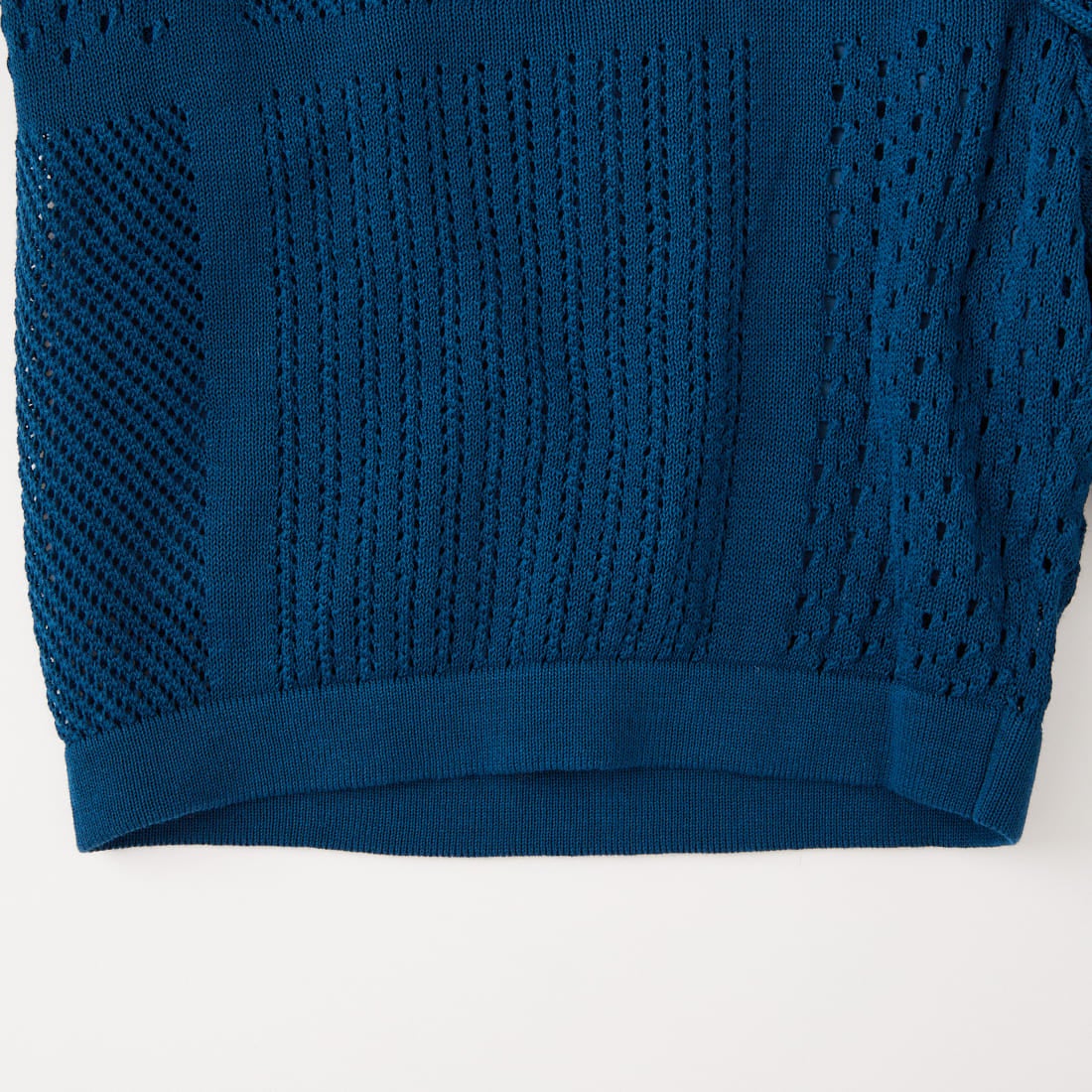 1PIU1UGUALE3 RELAX [ウノ ピゥ ウノ ウグァーレ トレ] ブロック メッシュニット ショーツ [USK-26003] SN52 NAVY