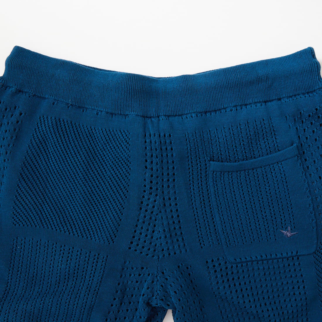 1PIU1UGUALE3 RELAX [ウノ ピゥ ウノ ウグァーレ トレ] ブロック メッシュニット ショーツ [USK-26003] SN52 NAVY