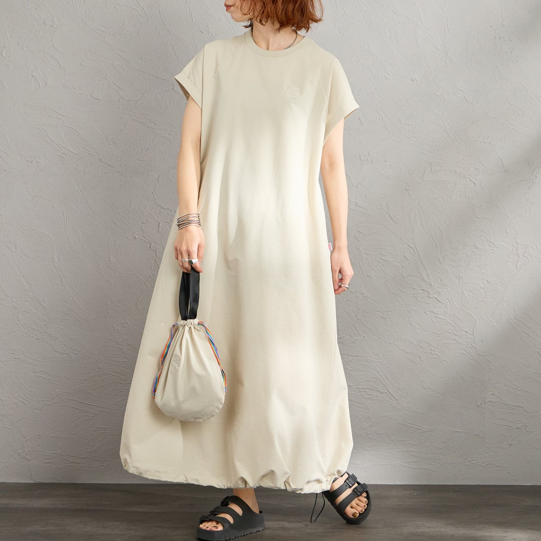 G057 GREIG&&モデル身長：158cm 着用サイズ：WM&&