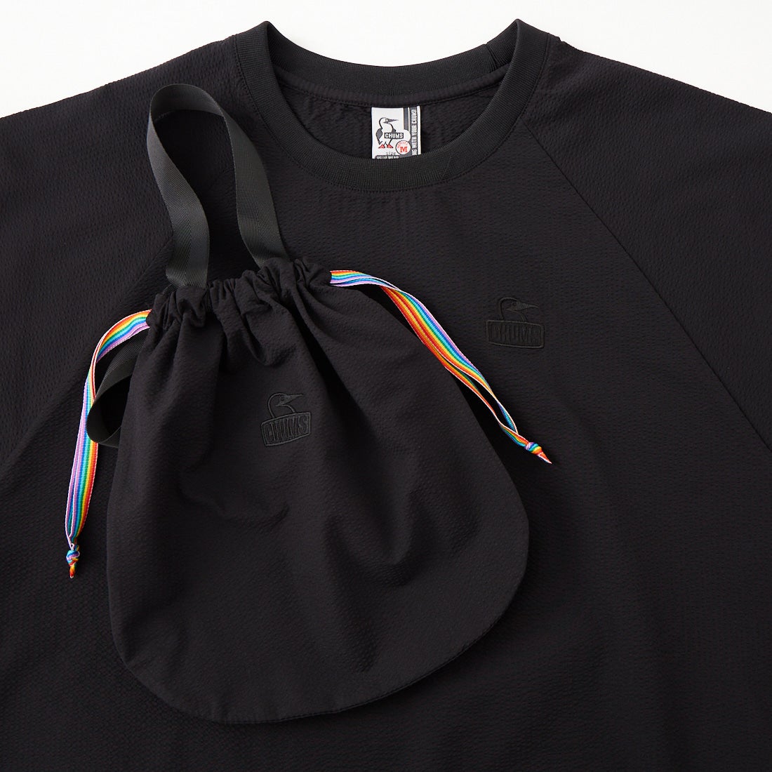 CHUMS [チャムス] シアサッカーストレッチワンピース [CH18-1371] K001 BLACK