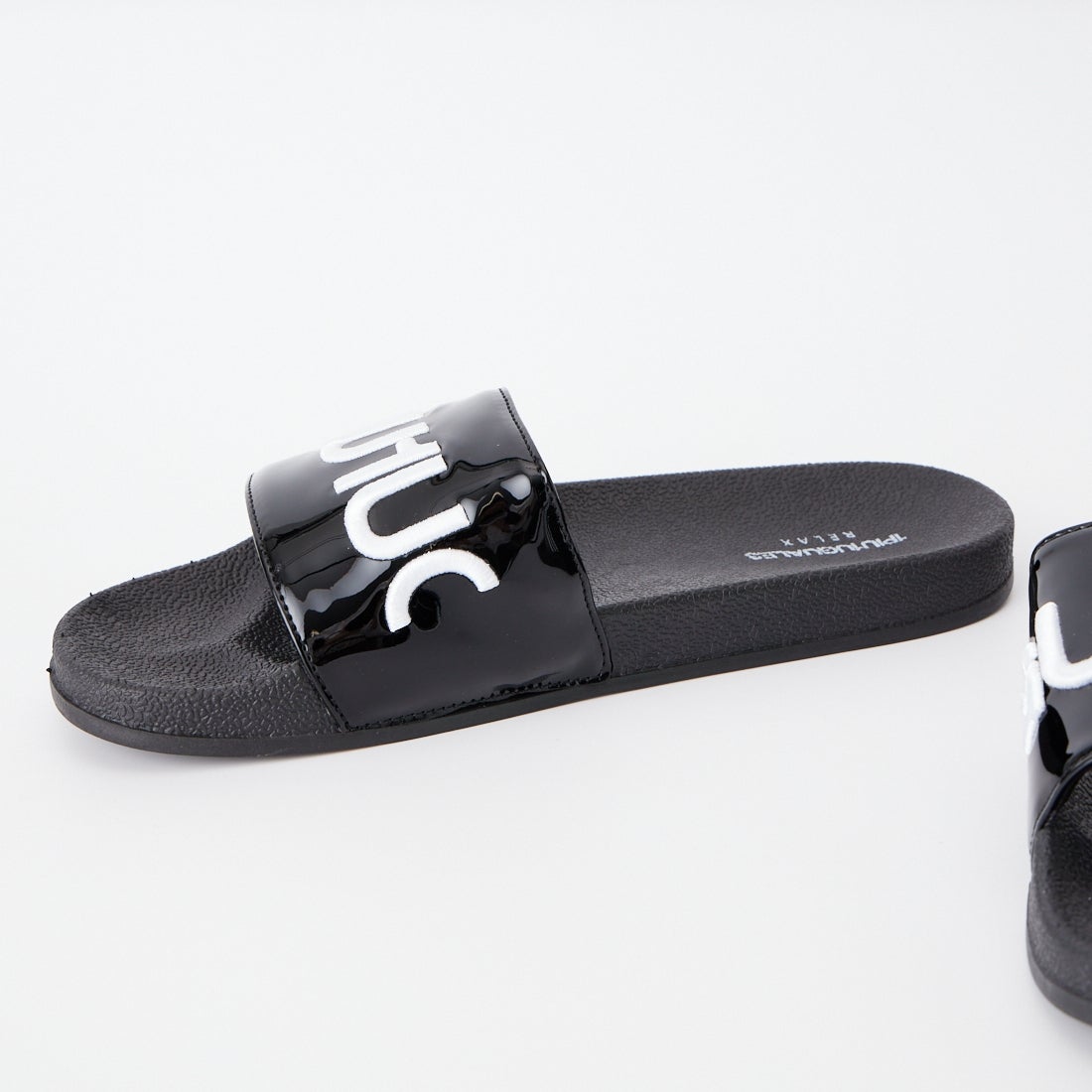 1PIU1UGUALE3 RELAX [ウノ ピゥ ウノ ウグァーレ トレ] ブラック サンダル [USX-26011] SN270 BK A