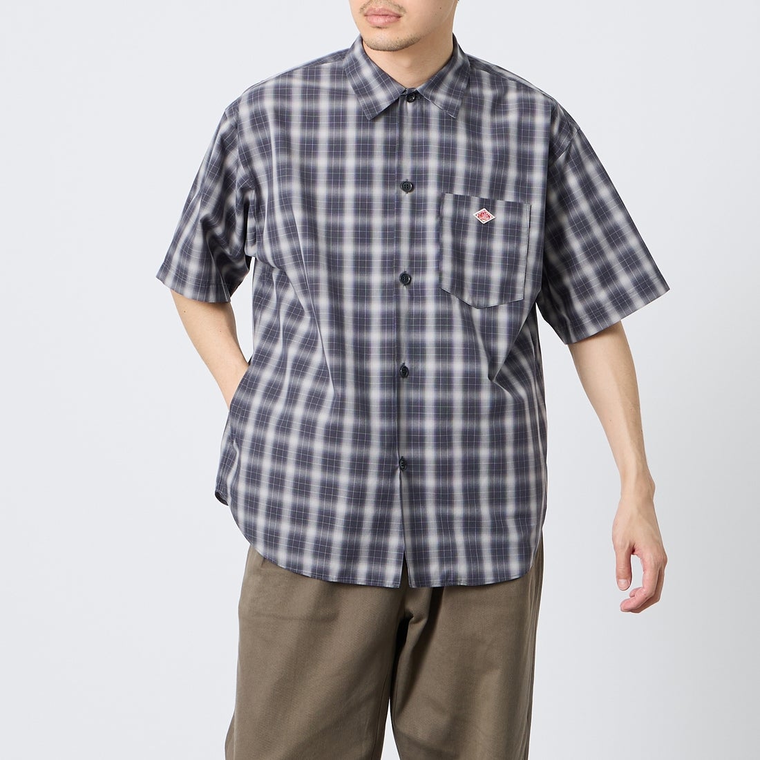 GRY/CHR OM&&モデル身長：167cm 着用サイズ：38&&