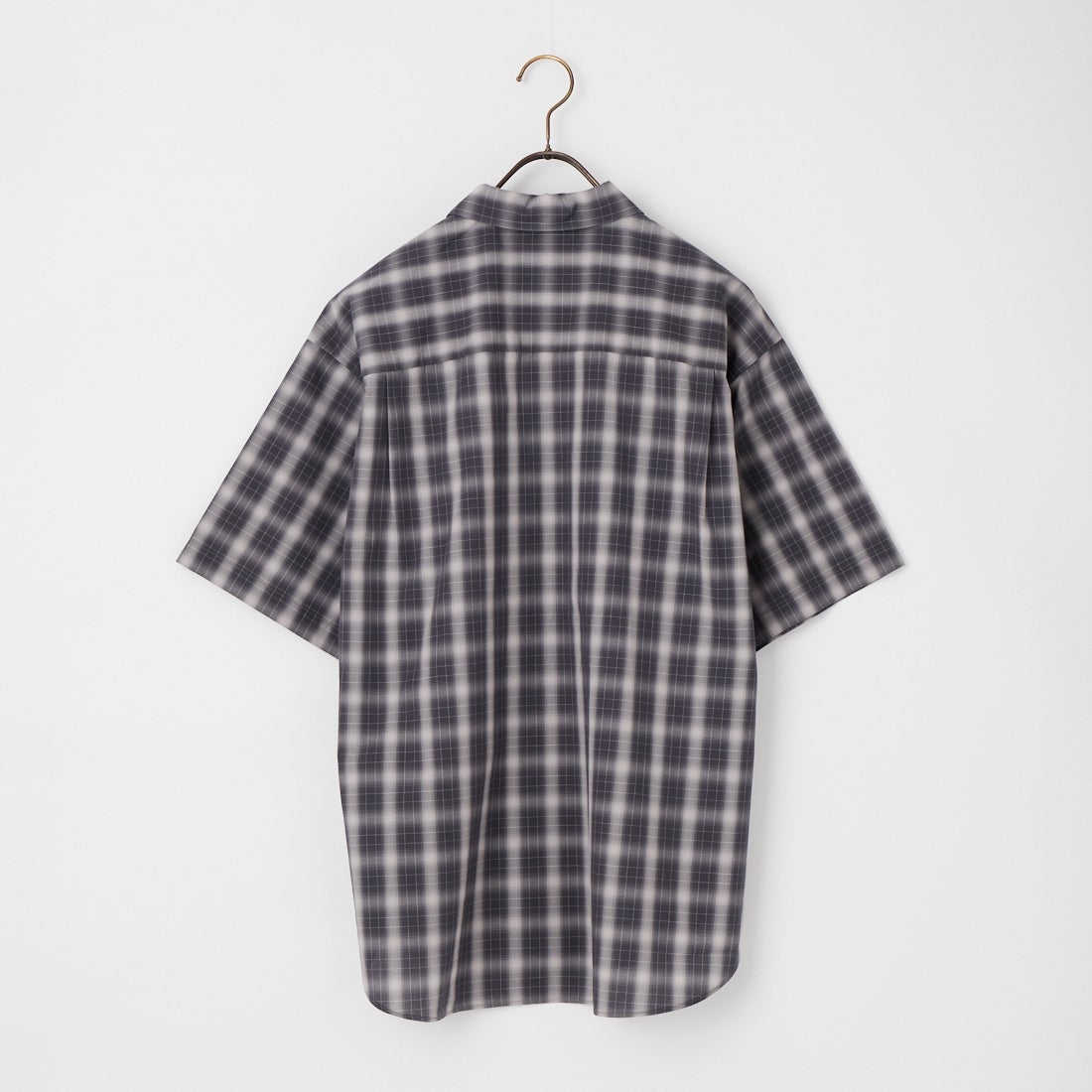 DANTON [ダントン] ポプリン ショートスリーブシャツ [DT-B0434TCV] GRY/CHR OM