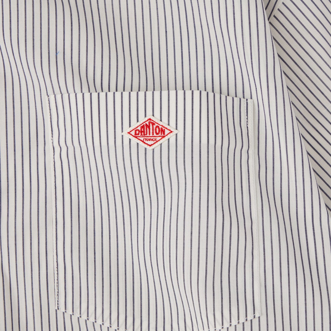 DANTON [ダントン] ポプリン ショートスリーブシャツ [DT-B0434TCV] WHT/NVY ST