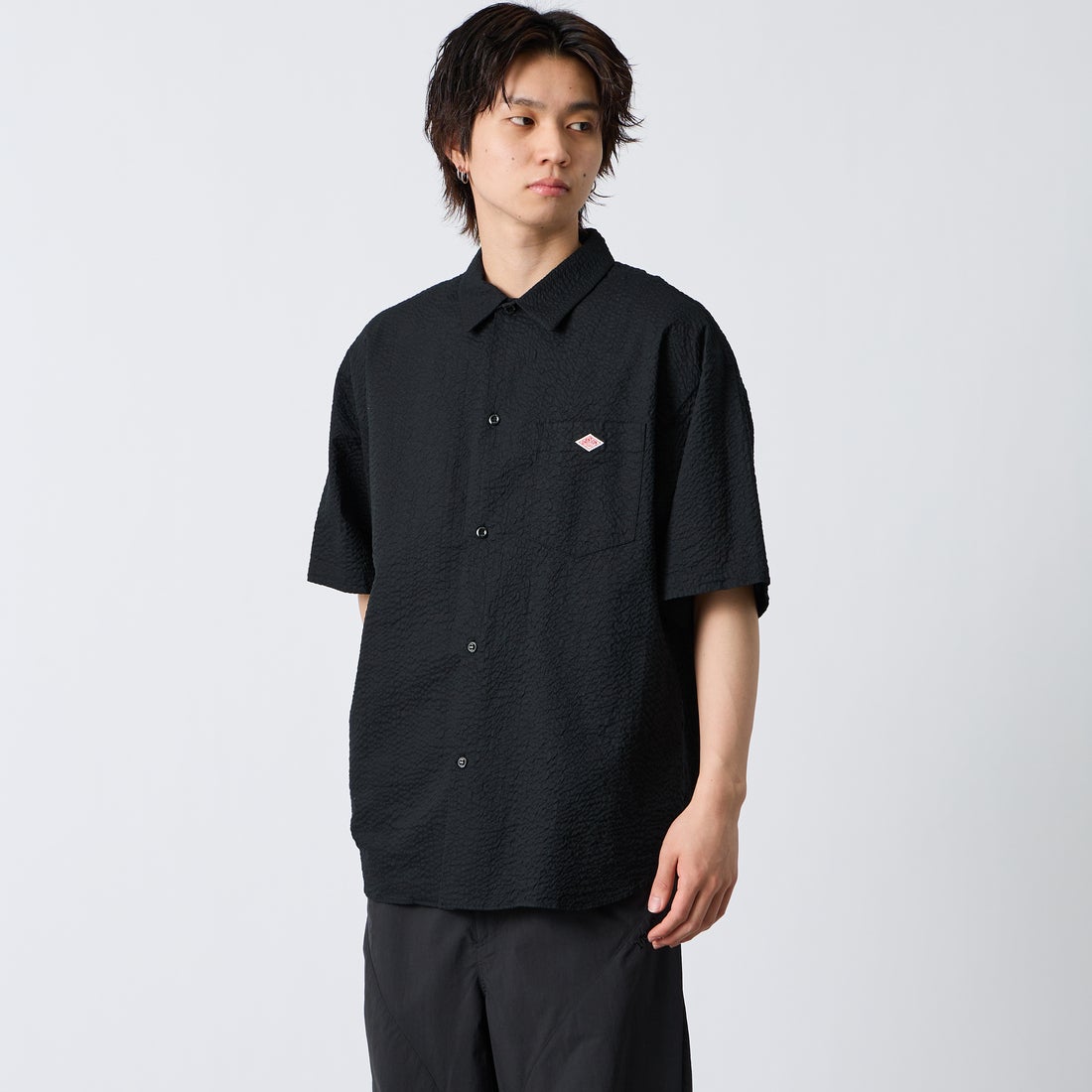 DANTON [ダントン] リンクルフィニッシュ ショートスリーブシャツ [DT