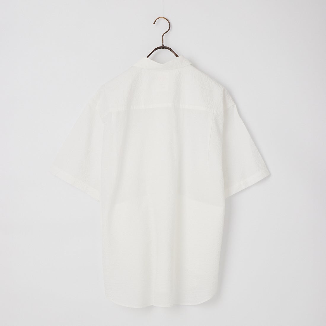 DANTON [ダントン] リンクルフィニッシュ ショートスリーブシャツ [DT-B0434UKK] OFF WHITE