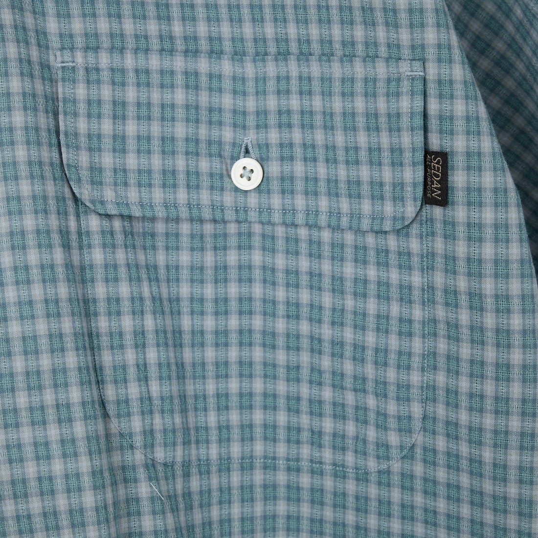 SEDAN ALL-PURPOSE [セダン オールパーパス] ドビーチェック オープンカラー半袖シャツ [SD26S-SH05] SLATE/GRY