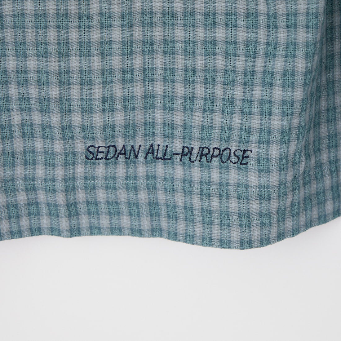 SEDAN ALL-PURPOSE [セダン オールパーパス] ドビーチェック オープンカラー半袖シャツ [SD26S-SH05] SLATE/GRY