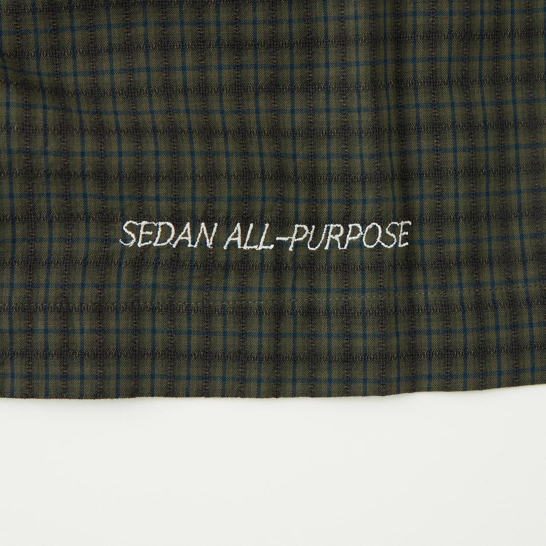 SEDAN ALL-PURPOSE [セダン オールパーパス] ドビーチェック オープンカラー半袖シャツ [SD26S-SH05] OLV/BRN