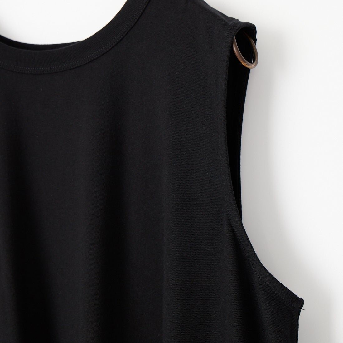 ORCIVAL [オーシバル] ノースリーブAラインシルエット カットワンピース [OR-C0534OEJ] BLACK