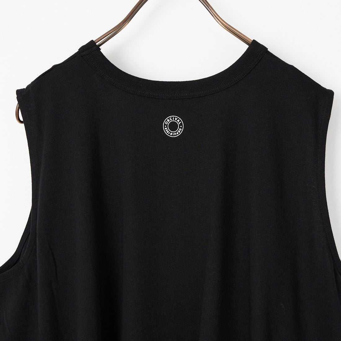 ORCIVAL [オーシバル] ノースリーブAラインシルエット カットワンピース [OR-C0534OEJ] BLACK