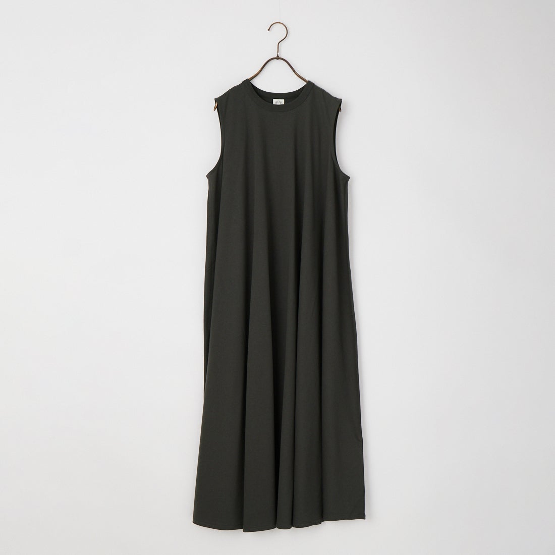 ORCIVAL [オーシバル] ノースリーブAラインシルエット カットワンピース [OR-C0534OEJ] CHARCOAL