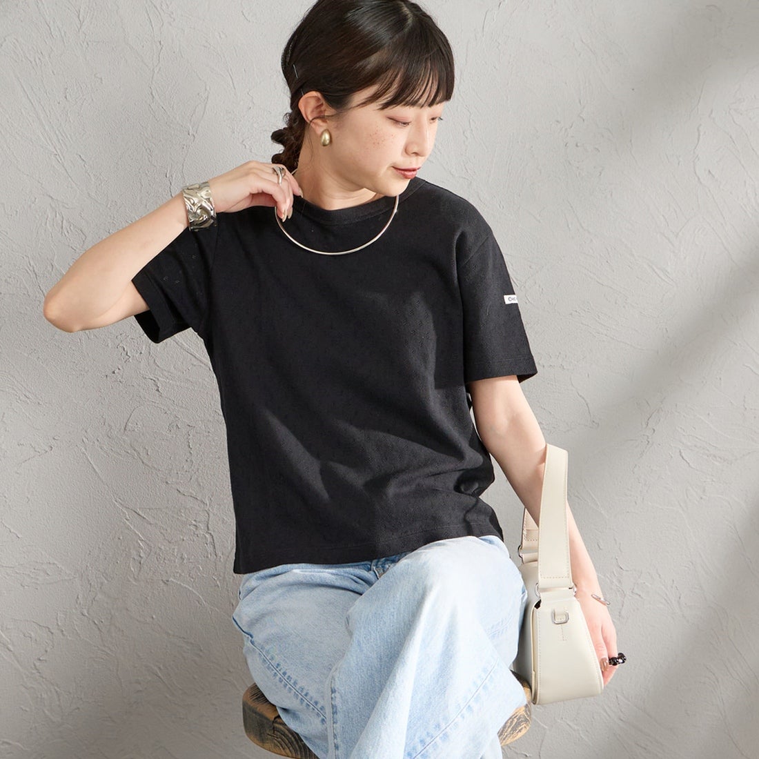 BLACK&&モデル身長：150cm 着用サイズ：2&&